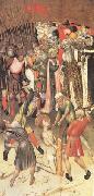 MARTORELL, Bernat (Bernardo) Two Scenes from the Legend of ST.George The Flagellation The Saint Dragged through the City (mk05) Spain oil painting artist
